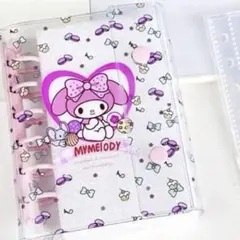 新品未使用 マイメロディ シール帳 バインダー シールブック A7サイズ 6穴