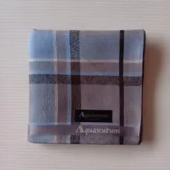 【未使用・シール付き】Aquascutum　ハンカチ　メンズ