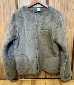 ケア済 Champion チャンピオン ボアフリース カーディガン M 회색