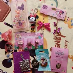 ミニー ピンバッジ ストラップなど 8点セット
