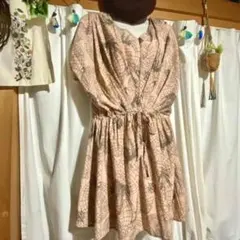 cutie blonde チュニックワンピース　地球柄
