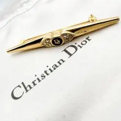 2682 極美品✨Dior ブローチ バイカラー 黒 金 CD ロゴ 希少 刻印
