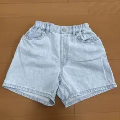UNIQLO ハーフパンツ 140サイズ ライトブルー