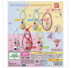 KUMATAN カラフルマルチチャーム 2点セット ガチャ
