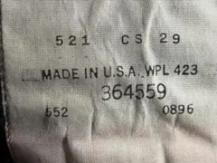 levis501激レア黒made inUSAテキサス州サンアンジェロ工場W30