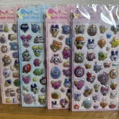 たまごっち　3D 立体シール　ぷくぷくシール 4枚セット