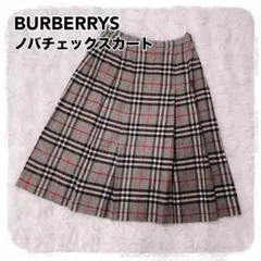 極美品 希少 バーバリー ノバチェック プリーツスカート ヴィンテージ