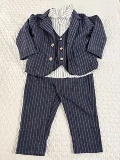 キッズフォーマルスーツ ネイビー 90cm 95cm