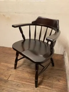 ◆JS624◆美品◆北海道民芸家具◆HM220◆樺材◆1人掛けソファ 1P◆アームチェア◆シングルソファ◆肘掛け椅子◆リビング◆定価17万 展示品！北海道民芸家具HM266・ウィンザーチェア①◇樺材・椅子 椅子