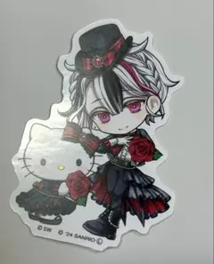 悪魔執事と黒い猫 あくねこ サンリオキャラクターズコラボSDステッカー ベリアン