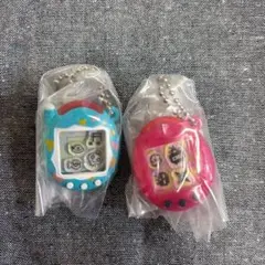 たまごっち シャカシャカチャームコレクション２　めめっち　ござるっち　2種