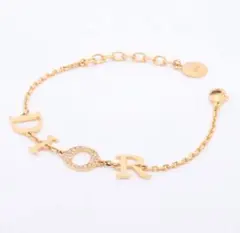 Dior ゴールドロゴブレスレット