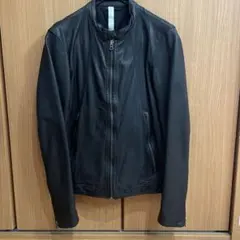 無印良品 ラムレザー シングルライダースジャケット 黒 KANA333様 専用