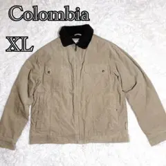 Columbia フライトジャケット XL ブラウン キルティング 古着 チョア