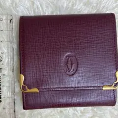 値下げしました！　Cartier バーガンディ コインケース