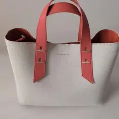 【6月末まで】CHARLES & KEITH バッグ バイカラーのサムネイル