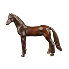 十二支 午 馬 汗血馬 4cm アンティーク 文鎮 金属細工 置物 インテリアのサムネイル