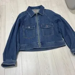 데님 재킷 짧은 길이 G장 GU M