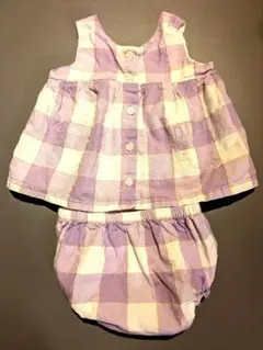 可愛い ベビー服 セットアップ GAP 夏 キャミソール 女の子 チェック