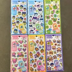 平成はっぴーフォン たまごっち コンプリート 6枚セット