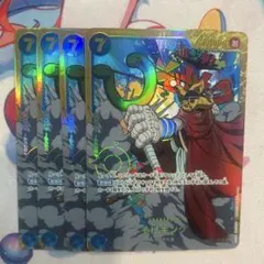 ワンピースカードゲーム OP03-122 そげキング シークレット 4枚セット