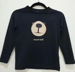 mont-bell ブラック 長袖Tシャツ 130