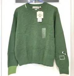 新品 ユニクロ×アニヤハインドマーチ プレミアムラム クルーネックセーター L