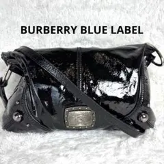 BURBERRY ブルーレーベル エナメル ショルダーバッグy2k 日本製のサムネイル