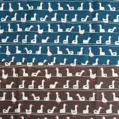 デコレクジョンズ　生地　ダック　セレクトデザイン　アヒル　北欧　入園　入学