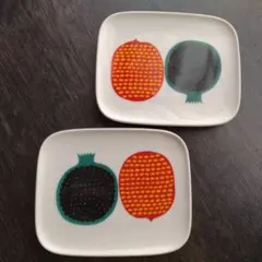 マリメッコ marimekko oiva kompotti プレート 2枚のサムネイル