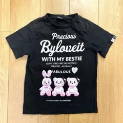 BYLOVEIT バイラビ　半袖　Tシャツ 黒　ラビ子　バイラビットのサムネイル