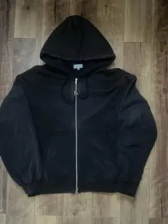 ダブルジップパーカー 黒