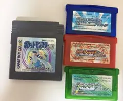 ポケモン エメラルド ファイアレッド サファイア 銀4本セット