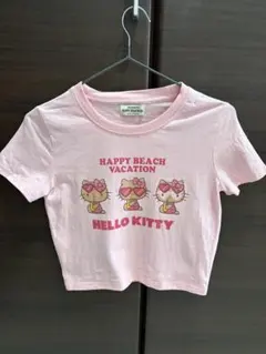 HELLO KITTY 沖縄限定ミニ丈Tシャツ