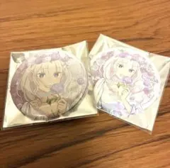 リゼロ エミリアの誕生日生活 ホログラム缶バッジ エミリア 2장