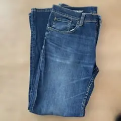 【無印良品】ストレートデニム ジーンズ 33インチ メンズ