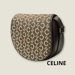 【極美品】CELINE Cマカダム ミニショルダーバッグ ヴィンテージ ブラウン