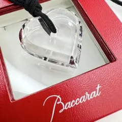 美品♪ BACCARAT バカラ クリスタル ハート クリア ネックレスのサムネイル