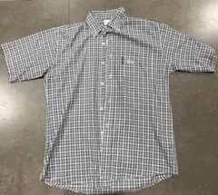 old stussy 90s 紺タグ 半袖シャツ チェック 【S】 - メルカリ