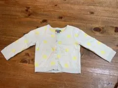 babyGap 水色ドットカーディガン 12-24ヶ月