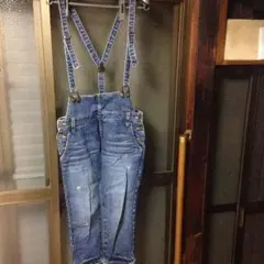 サスペンダー デニム
