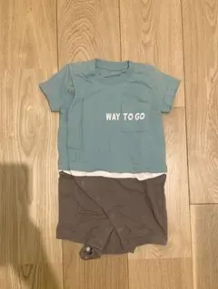 【新品未使用】ブランシェス　半袖　ロンパース 80サイズ　夏服