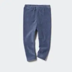 UNIQLO ベビー　コーデュロイライクレギンス　10分丈　ブルー