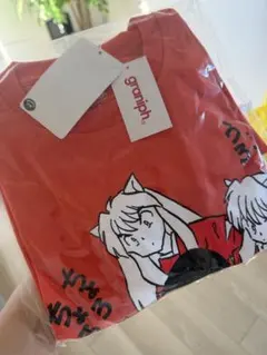 graniph 犬夜叉　うろちょろTシャツ　赤