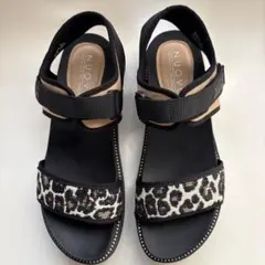 NUOVO ヒョウ柄 スポーツサンダル