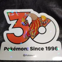 韓国限定】ポケモン 30周年ステッカー タケルライコ パラドックス