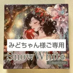 みどちゃん様ご専用 nene様 SnowWhite コラージュステッカーボックス
