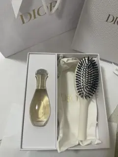 DIOR ヘアブラシ ヘアミストセット ギフトボックス ＆キーリング