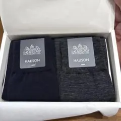 HALISON ソックス 2足セット ネイビー チャコール25-27cmのサムネイル