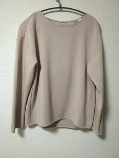 UNIQLO ピンクベージュ 長袖 Tシャツ L